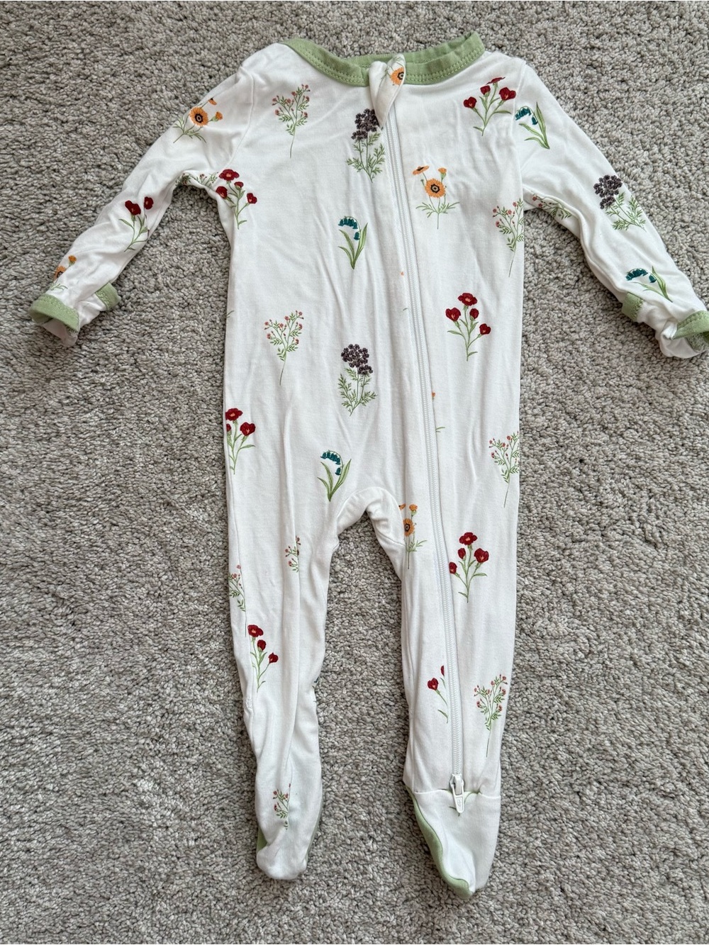 Kyte BABY Wildflower Zippered Footie
